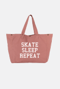 Sac cabas coton Skate Sleep
