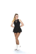 Tunique de patinage - Champagne Sequins - Jet Black