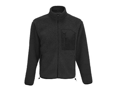 Veste Sherpa Gris Carbone