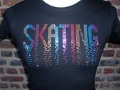 Tee Shirt - Skating - Strass