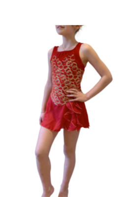 Tunique de patinage - Ring and ruffles dress #81