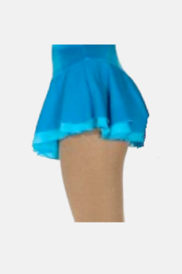 Jupette Jerry's - Georgette Double Skirt Turquoise