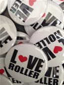 Badge Love Roller - Lot de 48 badges