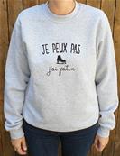 Sweat Je peux pas j ai patin