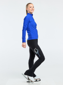 Pantalon de patinage - Biellmann bleu dégradé