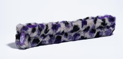 Protège-lames fourrure Guardog Fuzzy Softpawz leopard violet