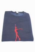 Sweat Marine Patineuse Rouge