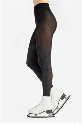 Collants de patinage - Avec Pieds - Noir 50 Den