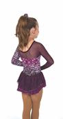 Tunique de patinage - Aubergine Elegance Dress