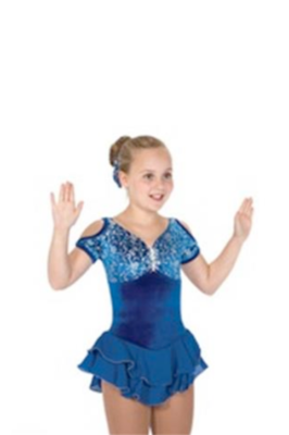 Tunique de patinage - Cobalt Cut-out Dress