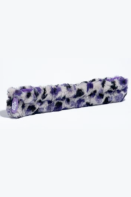 Protège-lames éponge -  Soft Pawz - fourrure Fuzzy leopard violet