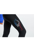 Pantalon de patinage - Biellmann bleu blanc rouge